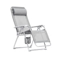 Adjustable Zero Gravity Lounge Chair with Headrest and Side Pocket